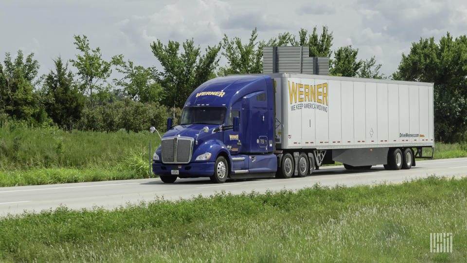 Werner was hit with a more than $36 million jury award after not hiring a deaf driver. (Photo: Jim Allen/FreightWaves)