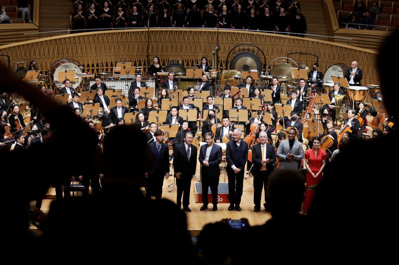 'Emigre' debut performance at the Shanghai Symphony Orchestra Hall in Shanghai