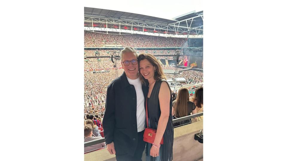 Keir and  Victoria Starmer at Taylor Swift's Eras Tour