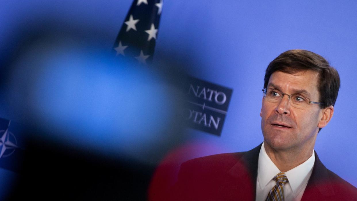 Mark Esper, Verteidigungsminister der USA, hat die Pläne zum Truppenabzug mit Trump besprochen.