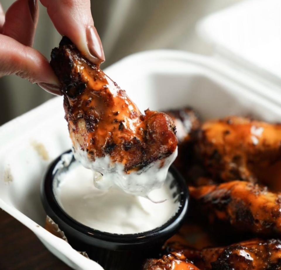 Smoked wings from The Galley Pizza & Eatery in Asbury Park.