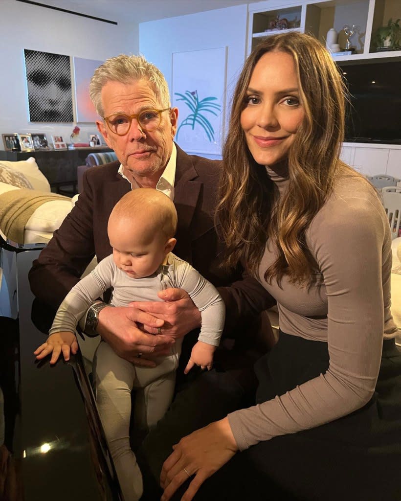 Katharine McPhee and David Foster Son Rennie