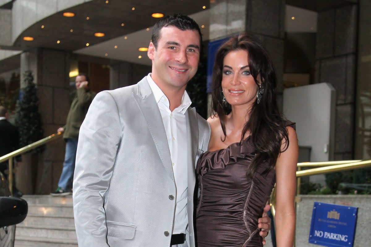 Joe Calzaghe with his then girlfriend Jo-Emma Larvin in 2009 (Getty Images)