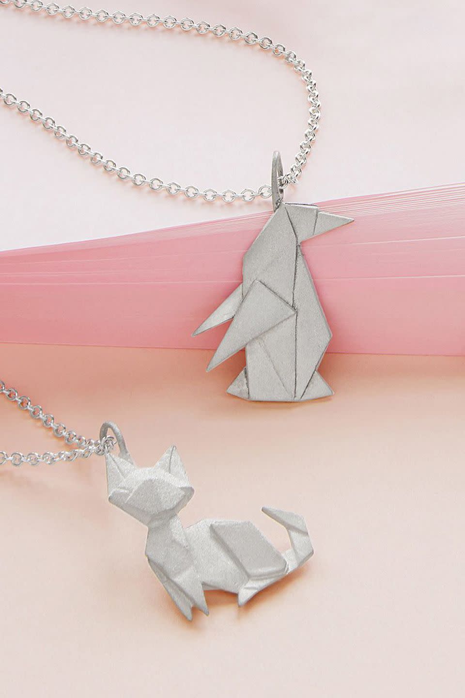 Origami Menagerie Necklaces