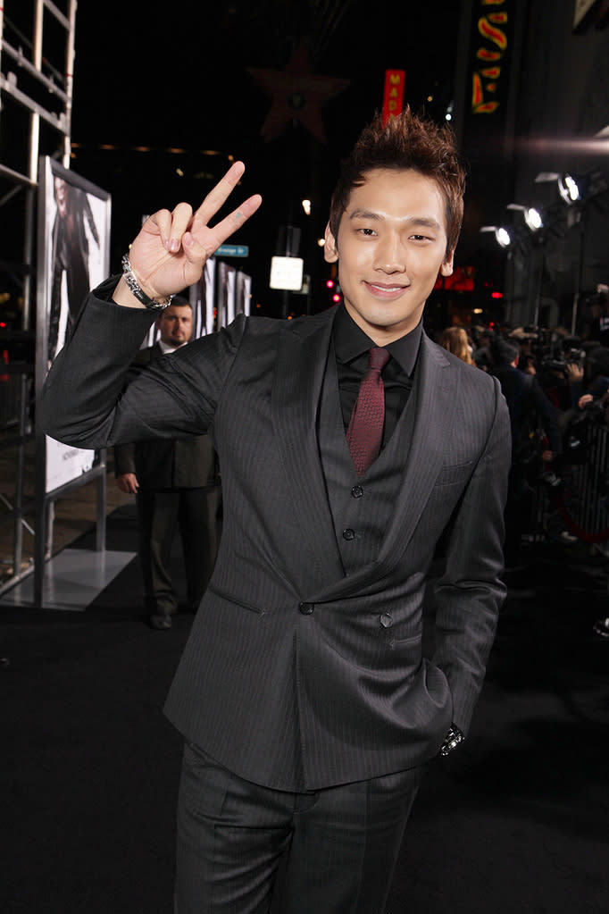 Ninja Assassin LA Premiere 2009 Rain