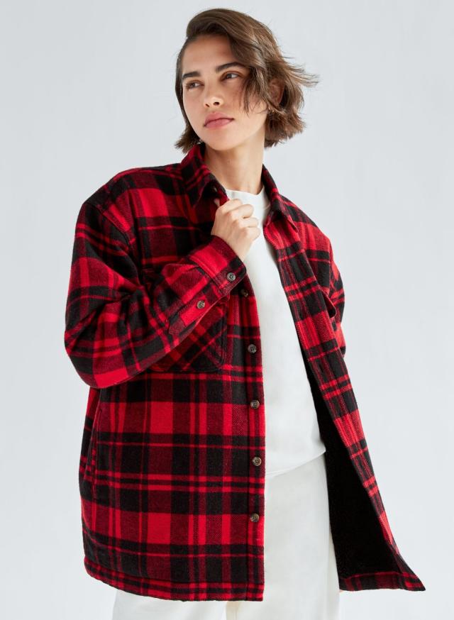 This Plaid Shacket on  Is About to Become a Staple in Your Fall  Wardrobe - Yahoo Sports