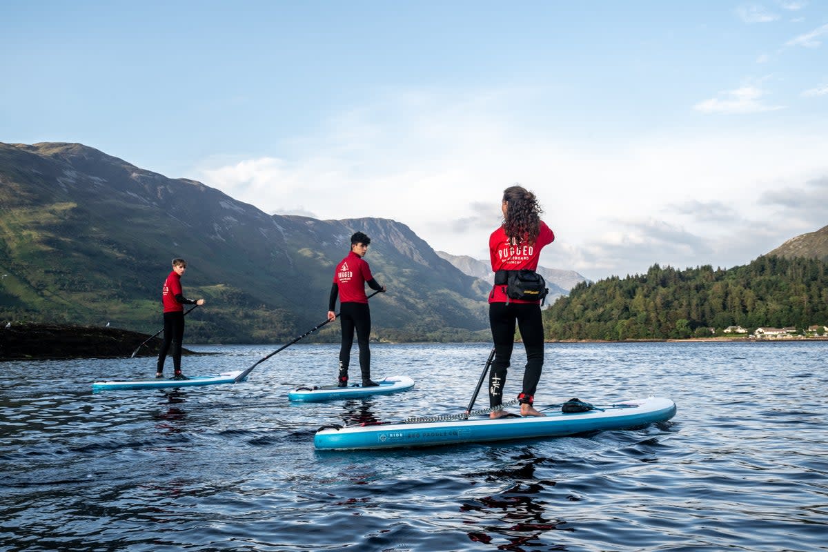 As well as getting some exercise, at Signal Rock Glencoe, paddleboarding is a great way to take in the views (Signal Rock Glencoe)