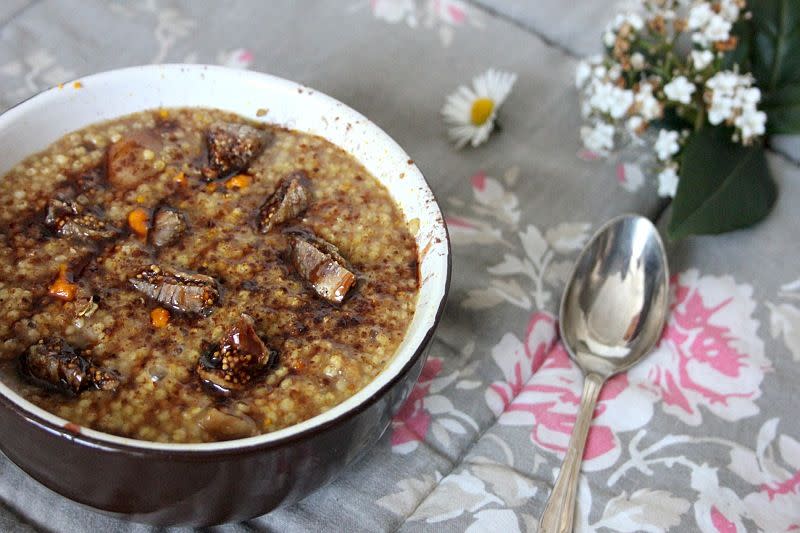 Recipe: Brain Food Porridge – Millet, Dried Figs, Cinnamon and Orange