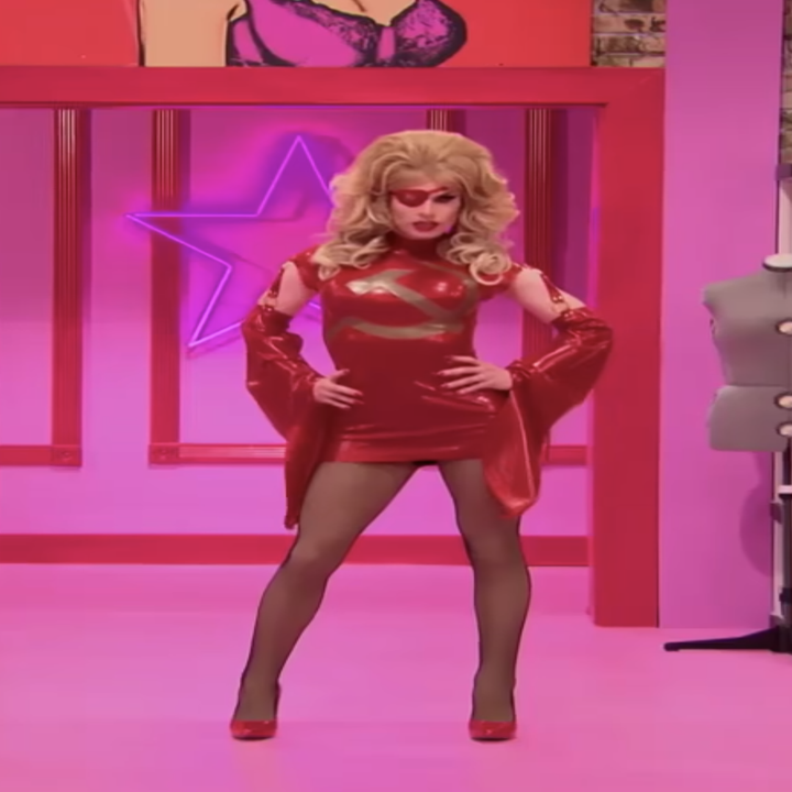 Katya entering the Werk Room