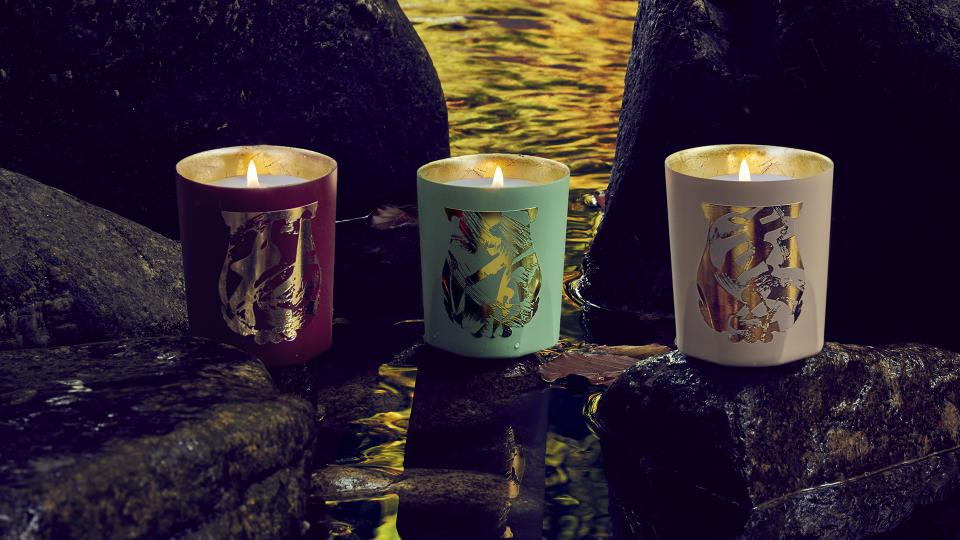 The Maître Tseng x Trudon candles.