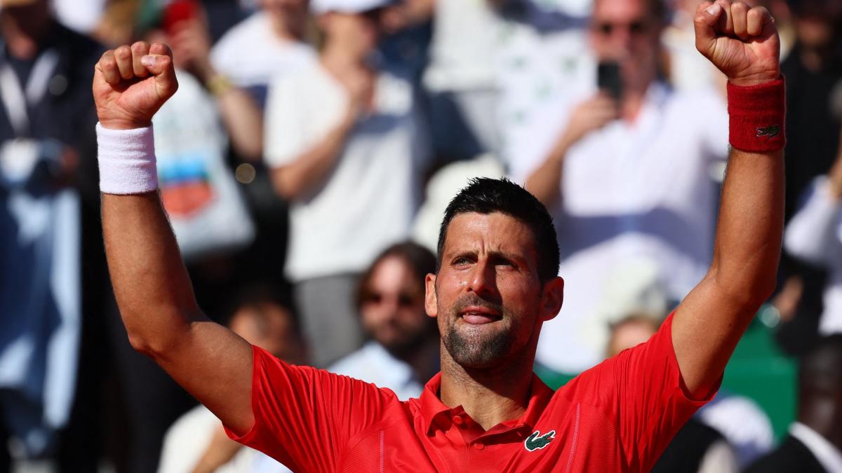 Monte Carlo Masters: Novak Djokovic schlägt Lorenzo Musetti und erreicht das Viertelfinale