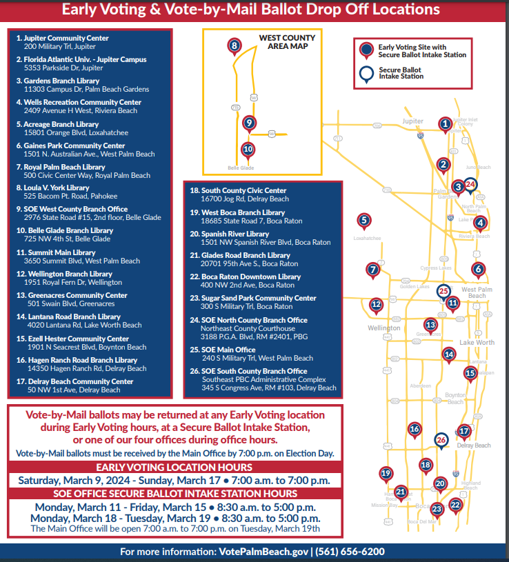 Early voting begins Saturday at 23 locations with presidential primary