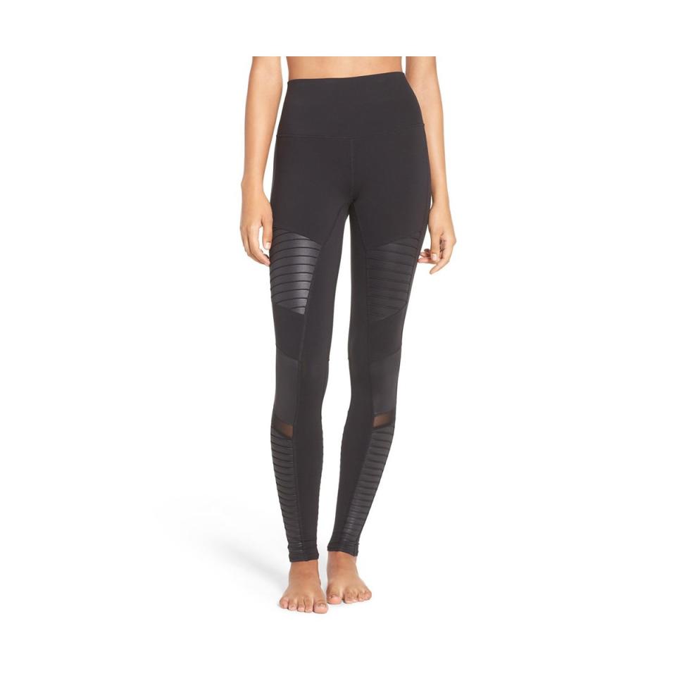 Best Celeb-Loved Option: Alo High Waist Moto Leggings