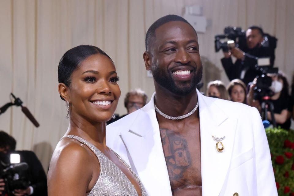 Gabrielle Union and Dwyane Wade attend "In America: An Anthology of Fashion," the 2022 Costume Institute Benefit at The Metropolitan Museum of Art on May 02, 2022 in New York City.