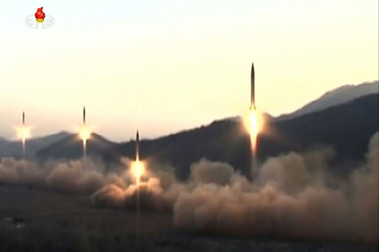 Nuclear-armed North Korea launched four ballistic missiles on March 6, with three landing provocatively close to America's ally Japan