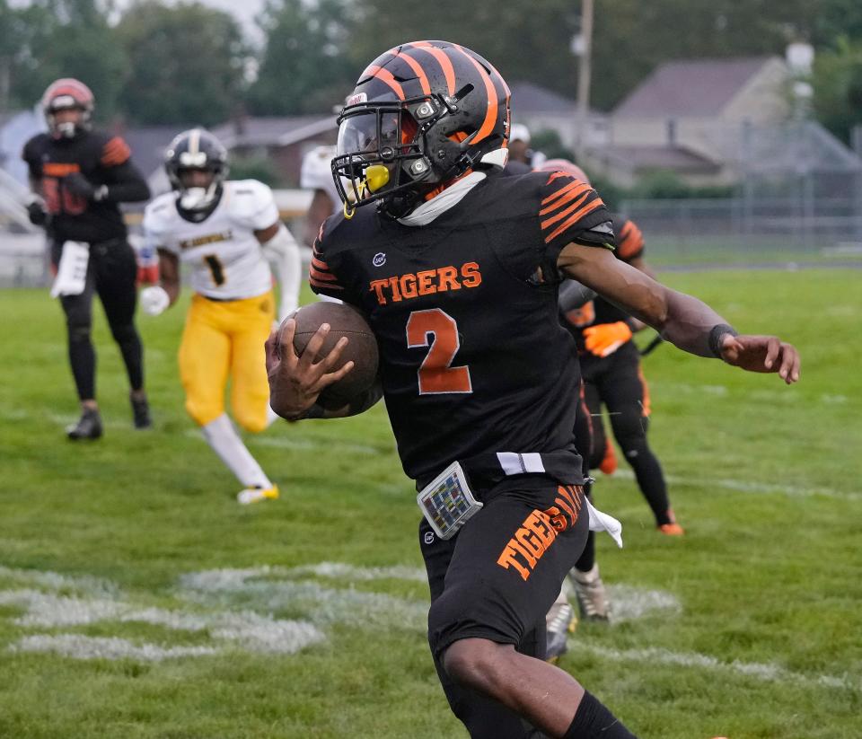 East's Taizaun Burns was named second-team All-Ohio in Division IV.