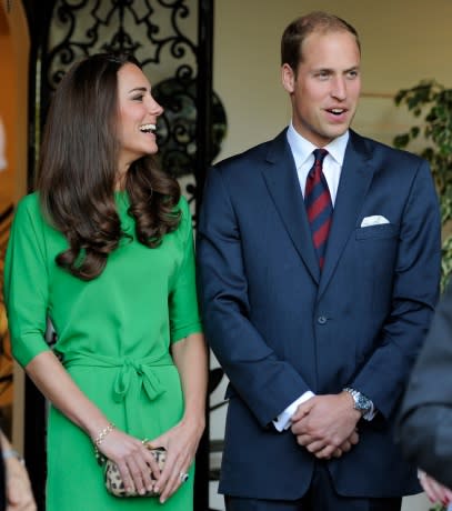 Diane von Furstenberg dress and clutch