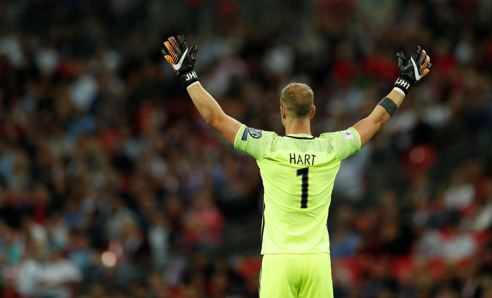 <p>Soccer Football – 2018 World Cup Qualifications – Europe – England vs Slovakia – London, Britain – September 4, 2017 England’s Joe Hart Action Images via Reuters/John Sibley </p>