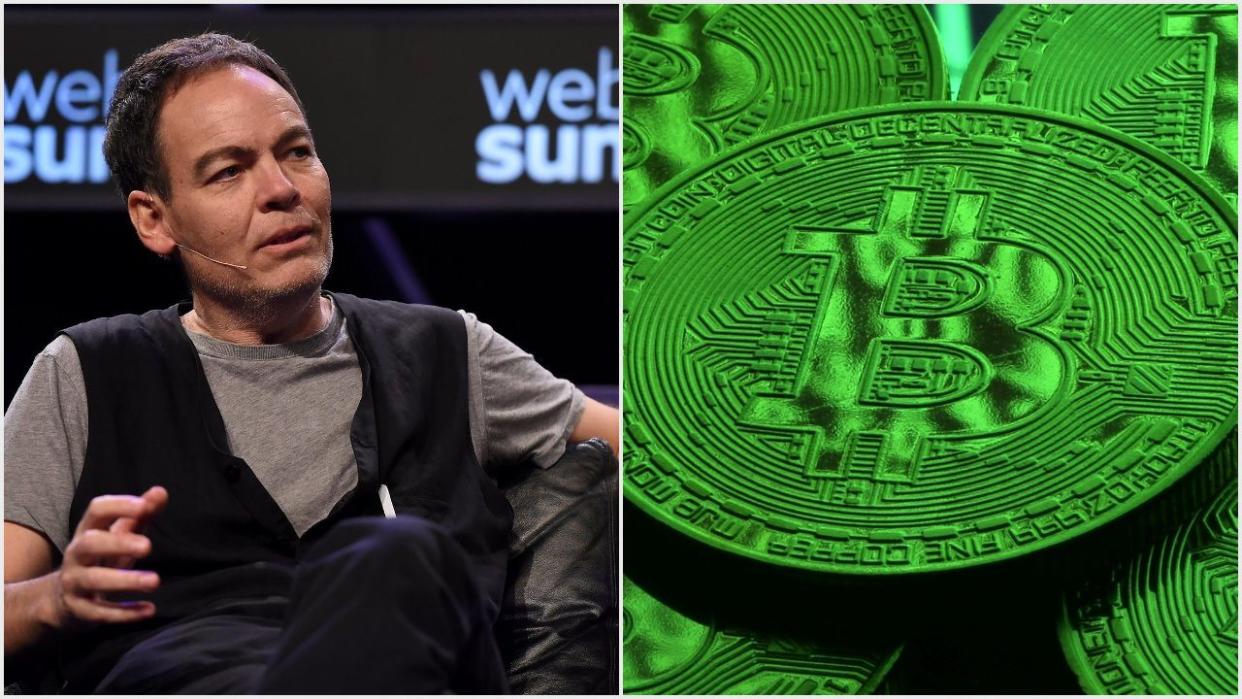 Max Keiser tells Crypto Trader that when an asset rises from $5,000 to his price prediction of $100,000, it is going to beat the returns of every other asset class. | Source: (i) Brendan Moran / SPORTSFILE / Web Summit (ii) REUTERS / Dado Ruvic ; Edited by CCN