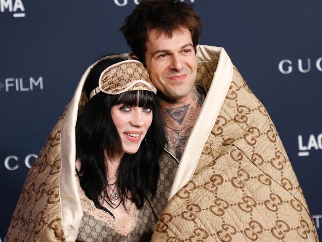 Billie Eilish and reported boyfriend Jesse Rutherford make a cozy red  carpet debut in matching Gucci pajamas