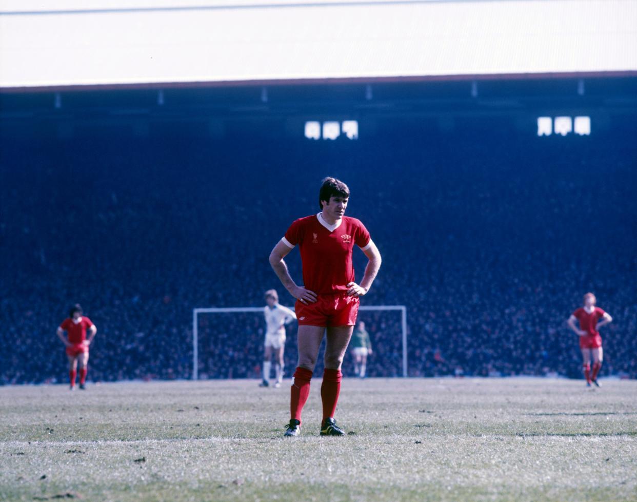 The former Liverpool captain Emlyn Hughes (Liverpool FC via Getty Images)