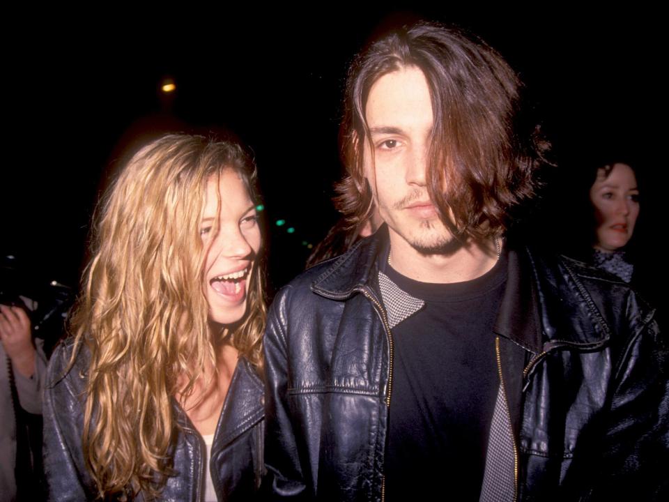 Kate Moss & Johnny Depp in Los Angeles, California