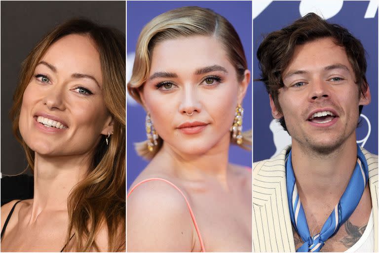 Olivia Wilde, Florence pugh y Harry Styles, los protagonistas del escándalo detrás de No te preocupes, cariño