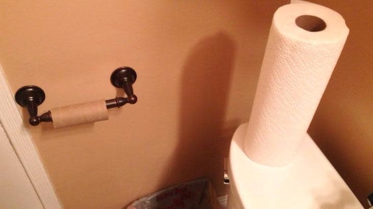 When everyone forgets to buy toilet paper (who hasn't this happened to?)