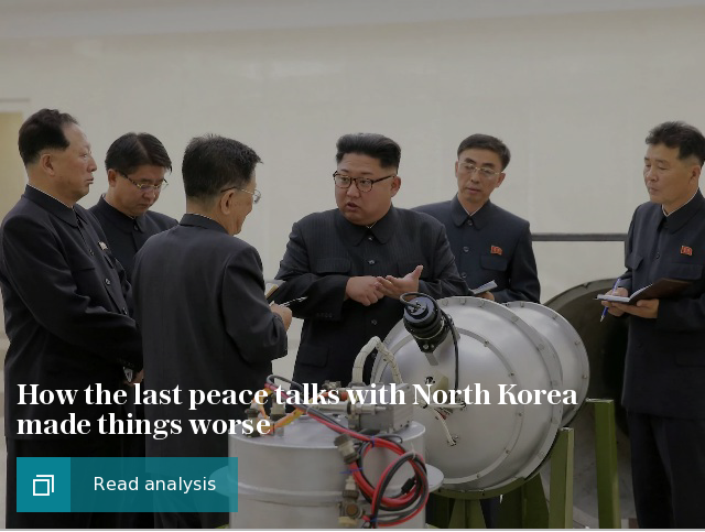 How the last attempt at peace talks with North Korea made the situation worse