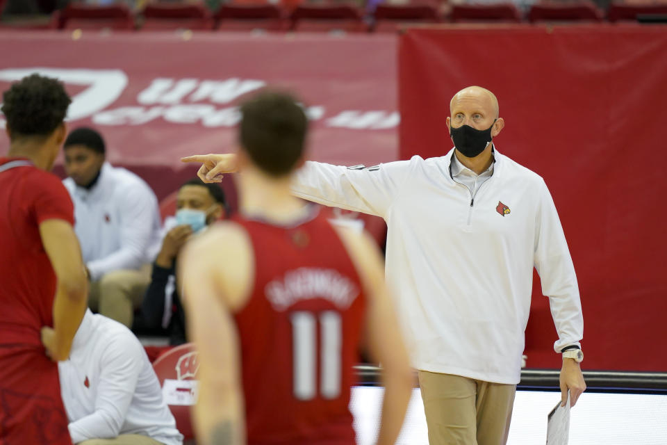 Louisville head coach Chris Mack