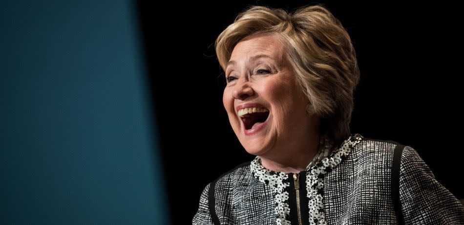 Hillary Clinton Laughs At Brett Kavanaugh's Claim That Allegations Against Him Are A Clinton-Fueled Conspiracy