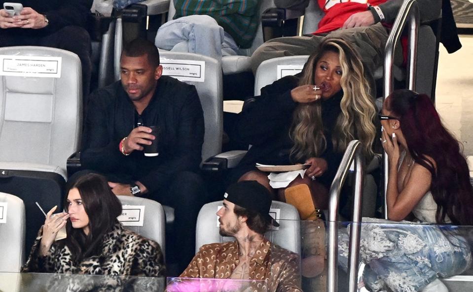 <p>Russell Wilson & Ciara</p>