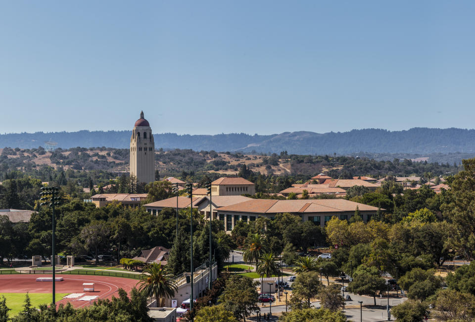 Image:  A general view of the Stanford University campus on September 30, 2017 in Palo Alto, Calif. (David Madison / Getty Images)