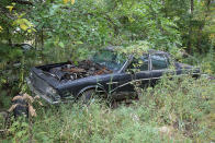 <p>Although they’re obscured in this picture, 1985 Pontiac Parisiennes were fitted with rear <strong>wheel skirts</strong>. They had been eliminated in 1982 but made a return three years later to differentiate the car from its Chevrolet Caprice sibling.</p><p>The Parisienne first appeared in Pontiac’s line-up in 1959 and was retired in 1986.</p>