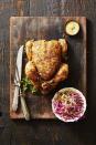 <p>Looking to switch things up a bit this year? Try swapping out the usual turkey for this delicious, juicy chicken instead.<br></p><p><em><a href="https://www.goodhousekeeping.com/food-recipes/a42374/crock-pot-chicken-walnut-herb-recipe/" rel="nofollow noopener" target="_blank" data-ylk="slk:Get the recipe for Crock-Pot Chicken with Walnut-Herb Sauce »;elm:context_link;itc:0;sec:content-canvas" class="link ">Get the recipe for Crock-Pot Chicken with Walnut-Herb Sauce »</a></em></p>