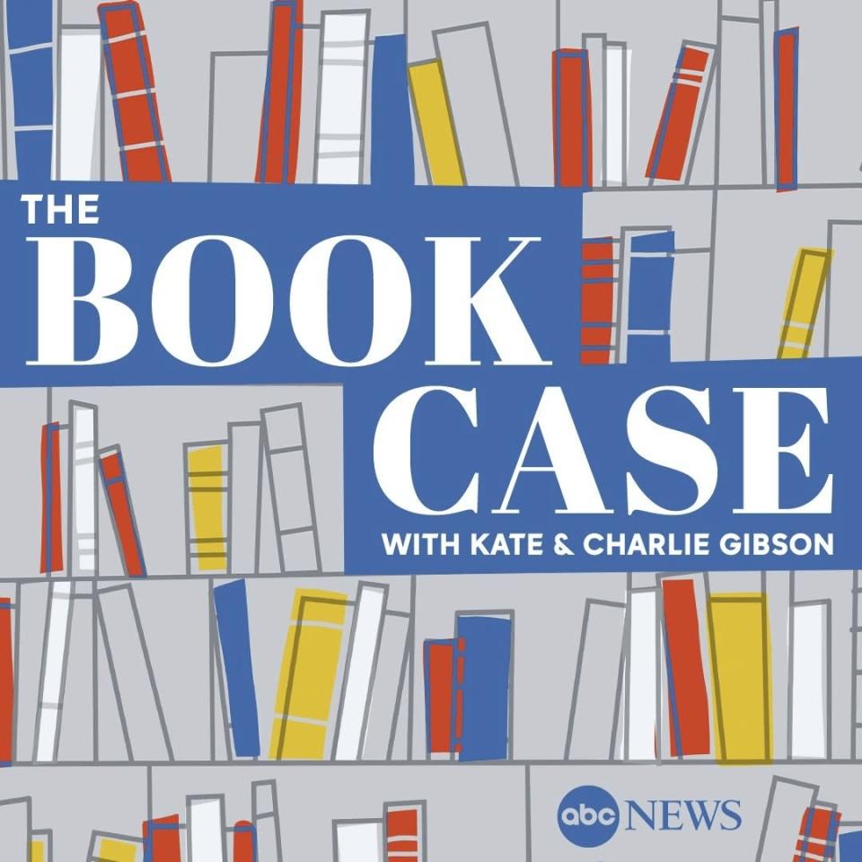This image released by ABC News shows the logo for the podcast "The Book Case with Kate & Charlie Gibson. (ABC News via AP)