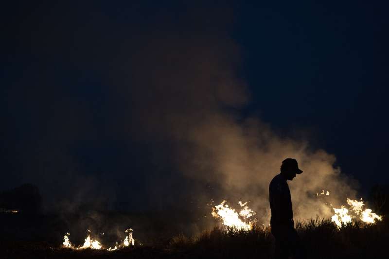 2019年8月，巴西亞馬遜雨林野火燎原，地球生態遭遇嚴重威脅（AP）