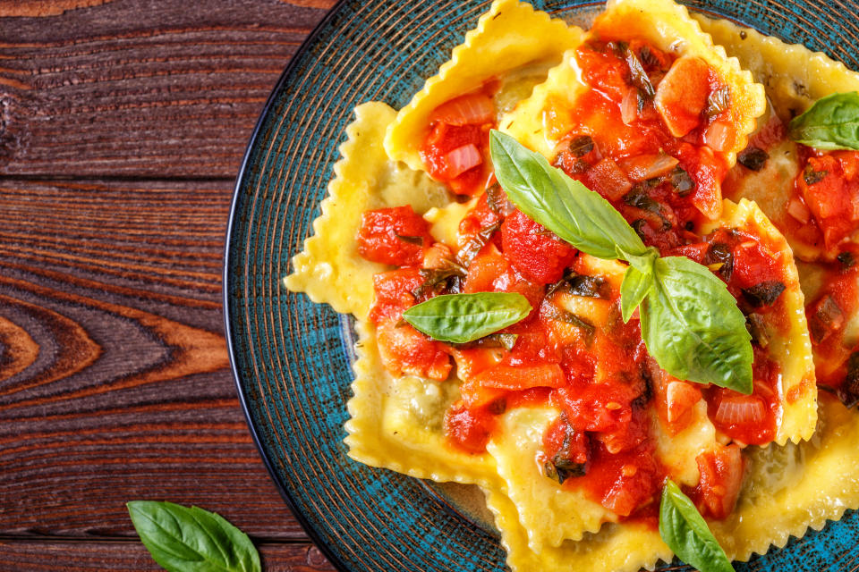 Chefs say store-bought ravioli can be given new life with simple homemade sauces. (Photo: Getty Creative)