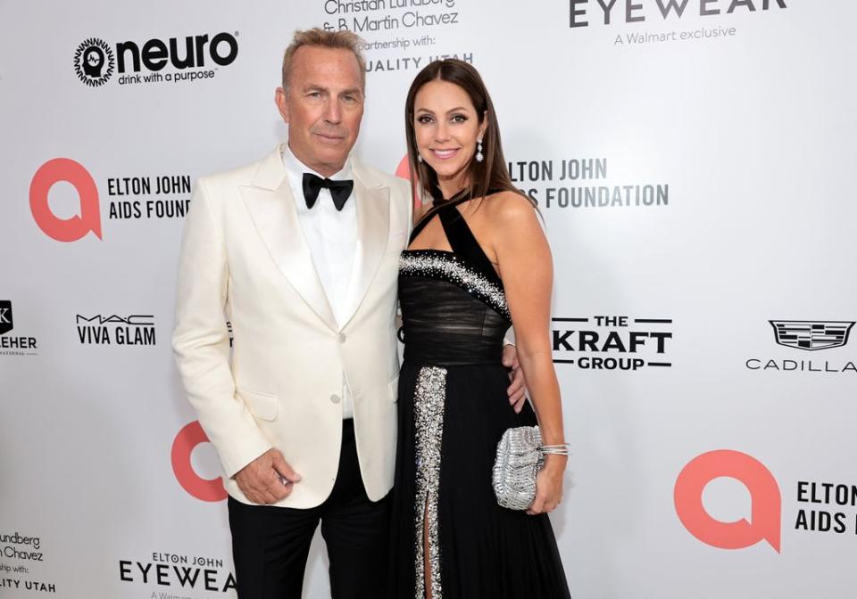 Kevin Costner and Christine Baumgartner