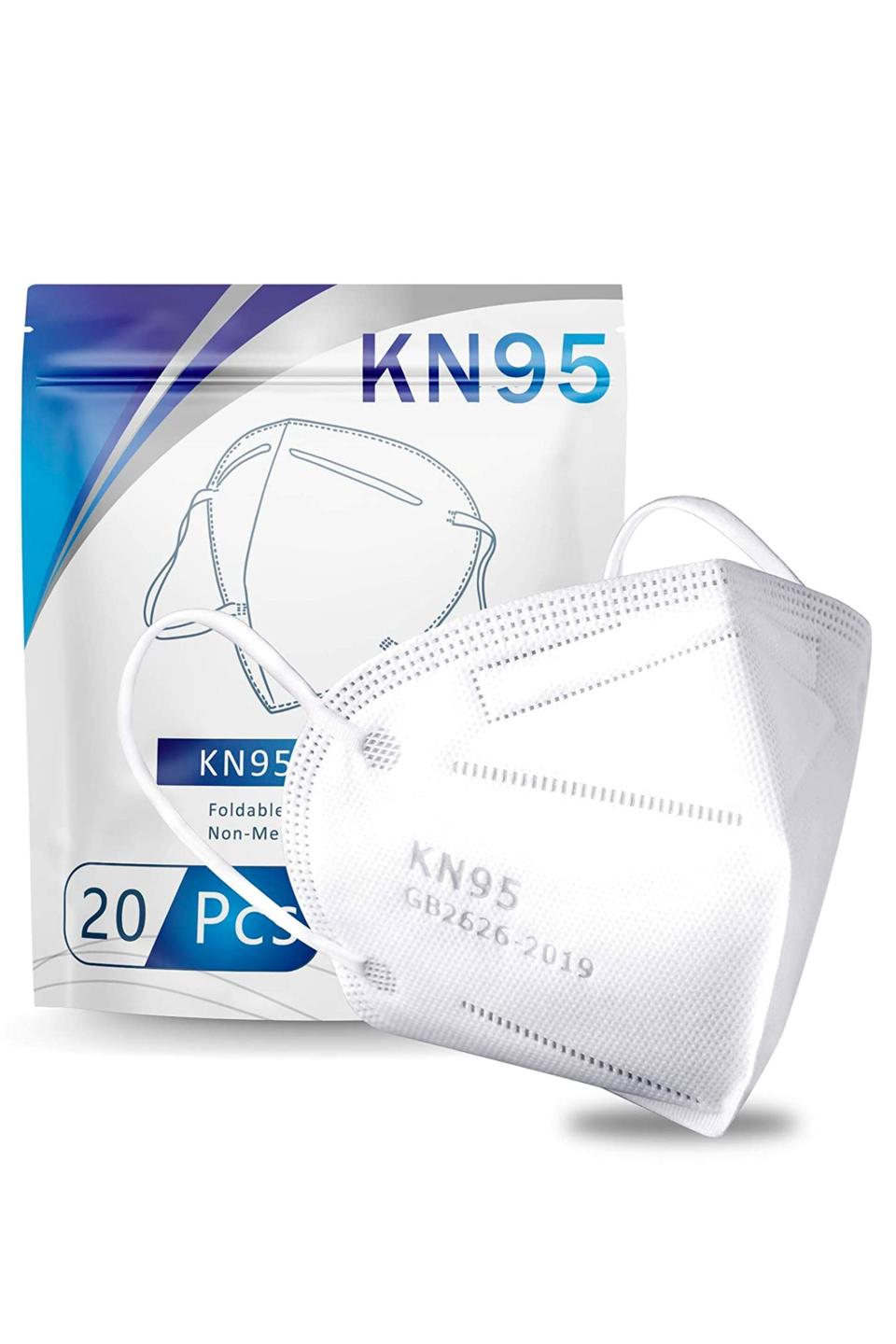 1) KN95 Face Mask (Pack of 20)