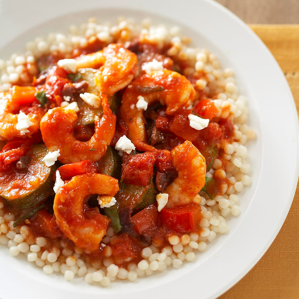 Mediterranean Shrimp and Pasta