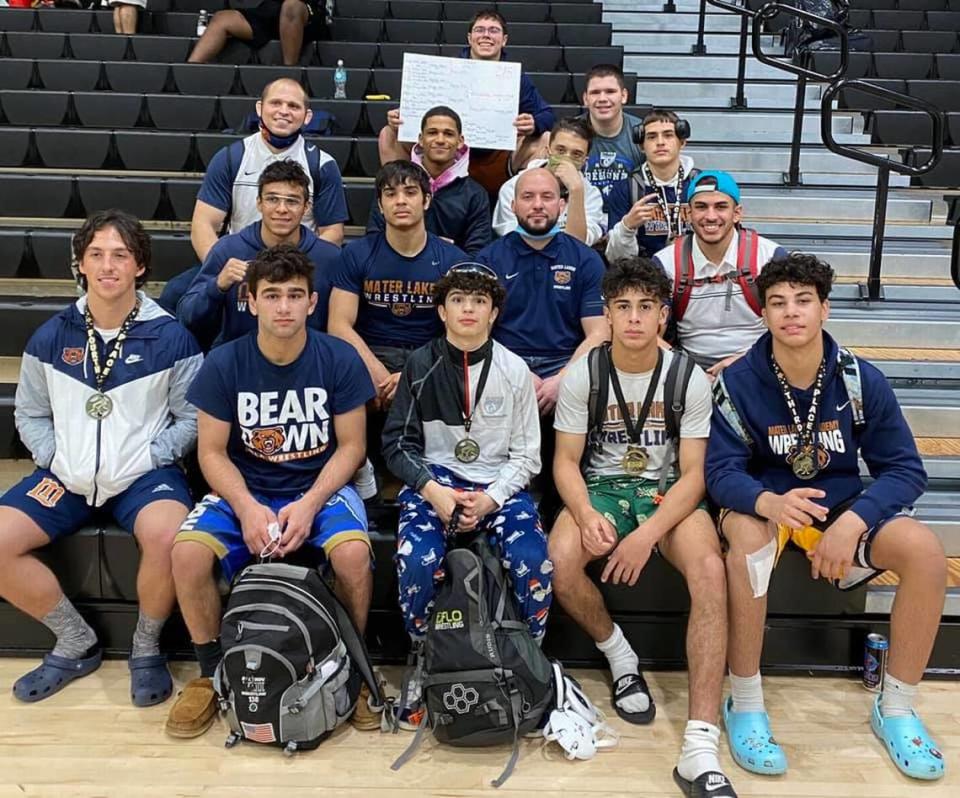 Mater Lakes Academy wrestling was third at 1A regionals.