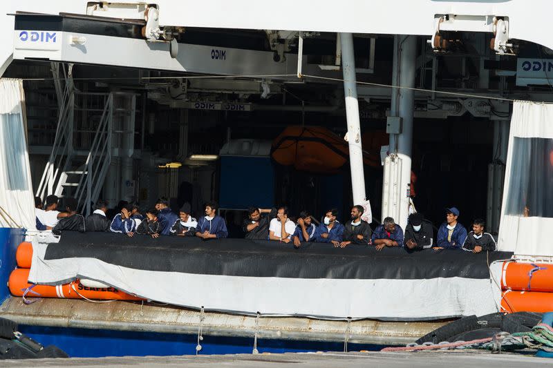 NGO rescue ships docked in Catania