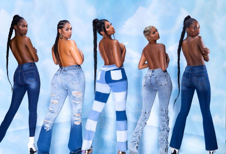 Denim from Megan Thee Stallion’s Fashion Nova line