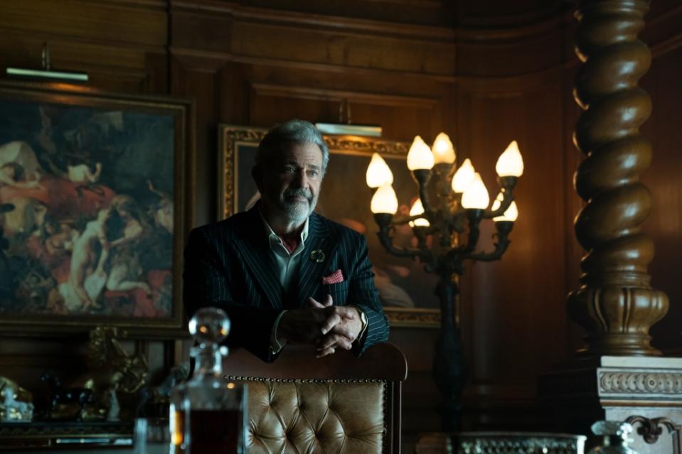 THE CONTINENTAL: FROM THE WORLD OF JOHN WICK -- "Night 1" -- Pictured: Mel Gibson as Cormac -- (Photo by: Katalin Vermes/Starz Entertainment)
