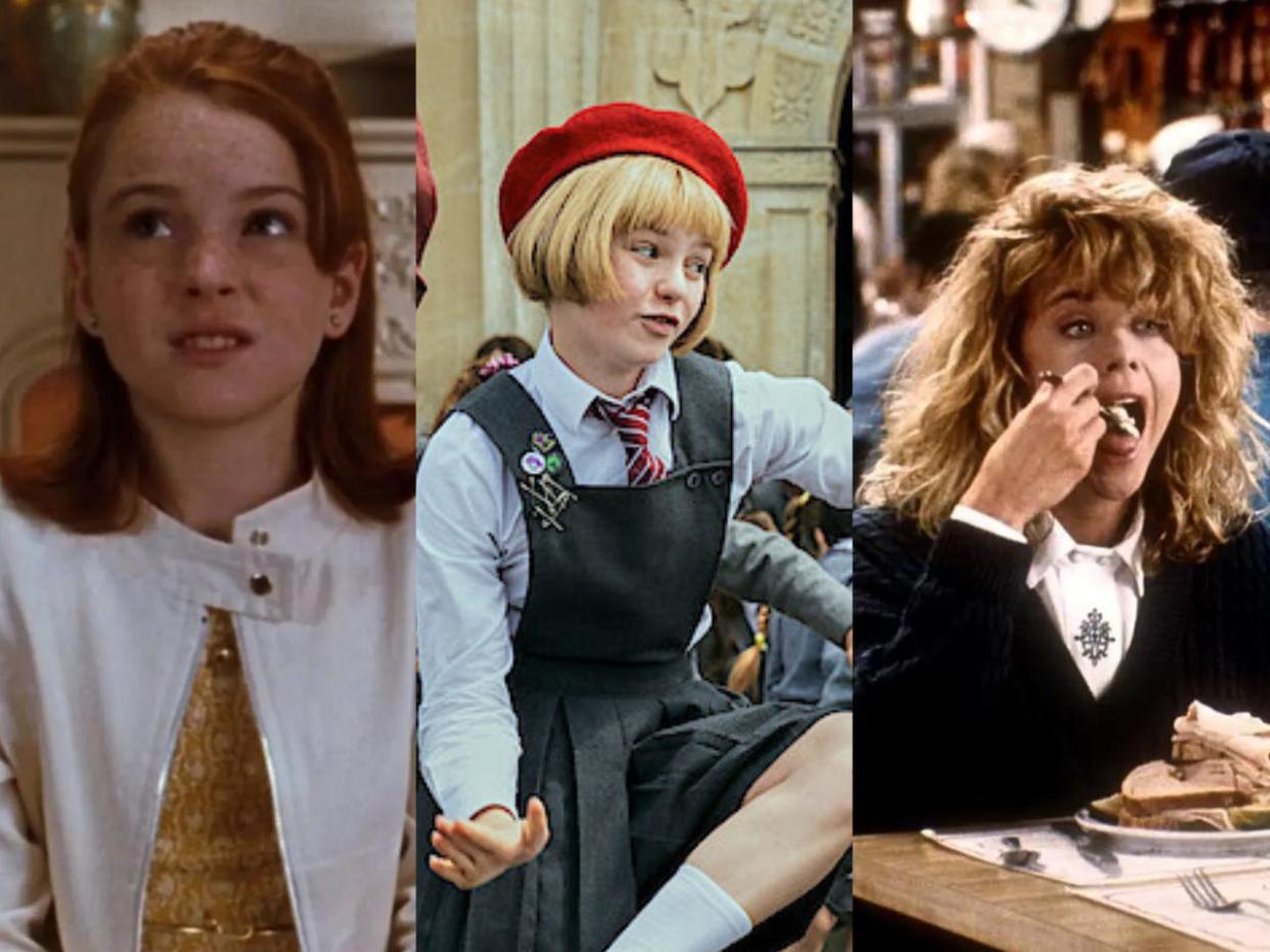 Parent Trap, Matilda The Musical and When Harry Met Sally.