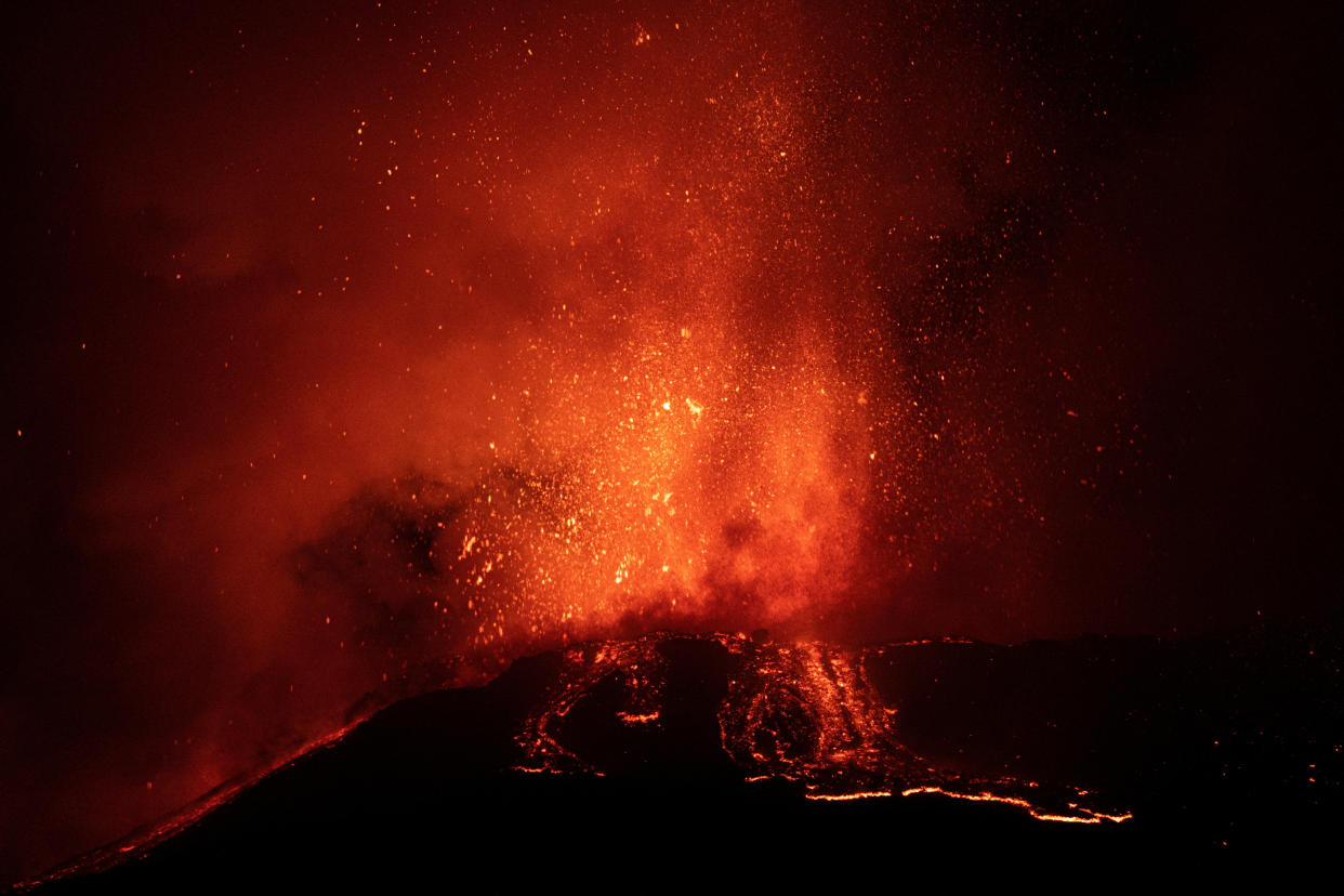 Mount Etna, the highest active volcano in continental Europe, erupted again, spewing ash and molten lava in Catania, Italy on Aug. 15.