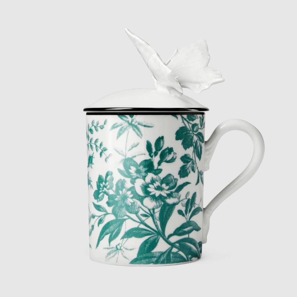 Herbarium butterfly mug