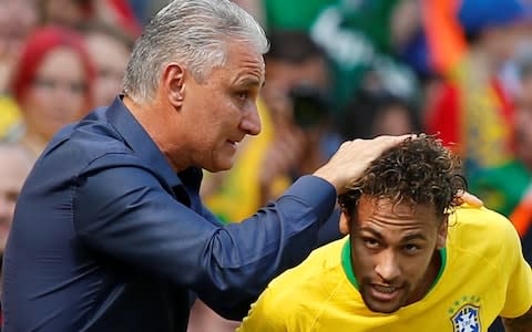 Tite - Brazil coach Tite pictured during a recent friendly against Croatia - Credit: Andrew Yates/Reuters