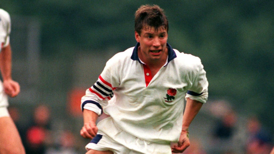 England fly-half Rob Andrew at 1991 Rugby World Cup. Credit: Alamy